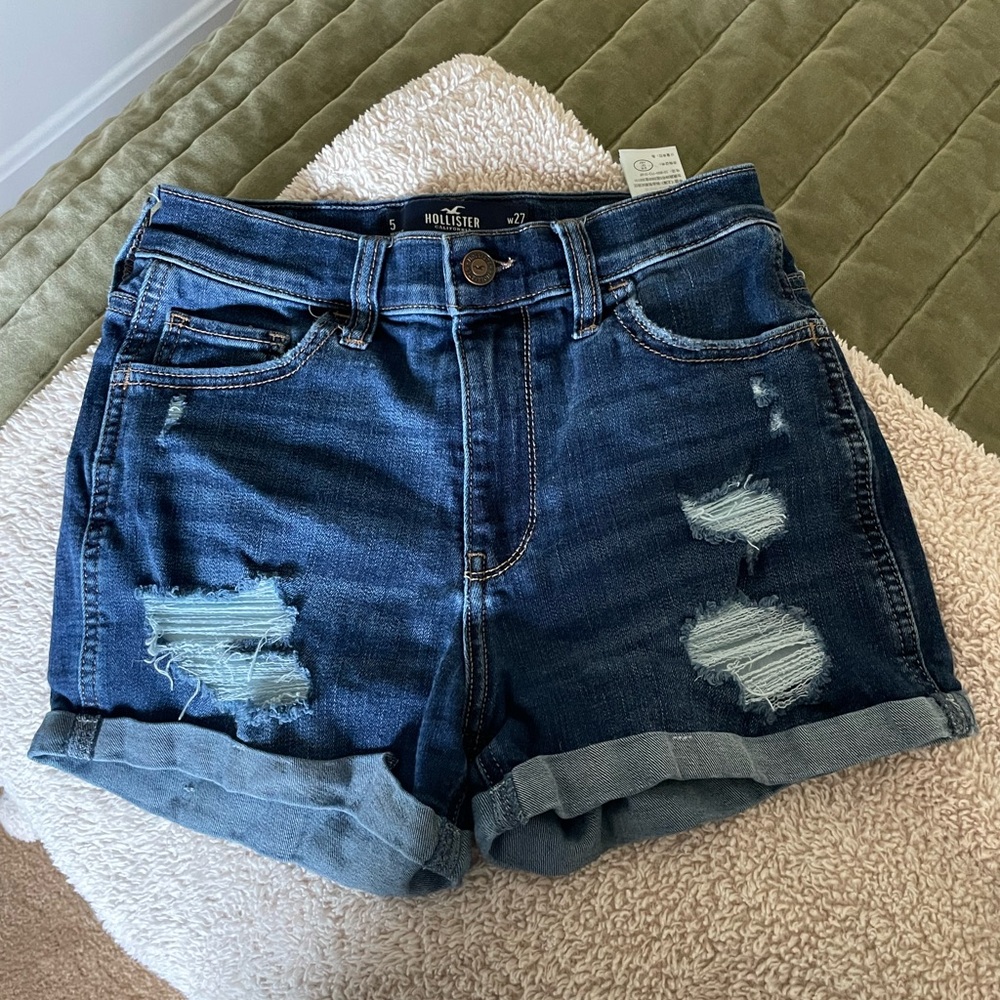 hollister jean shorts